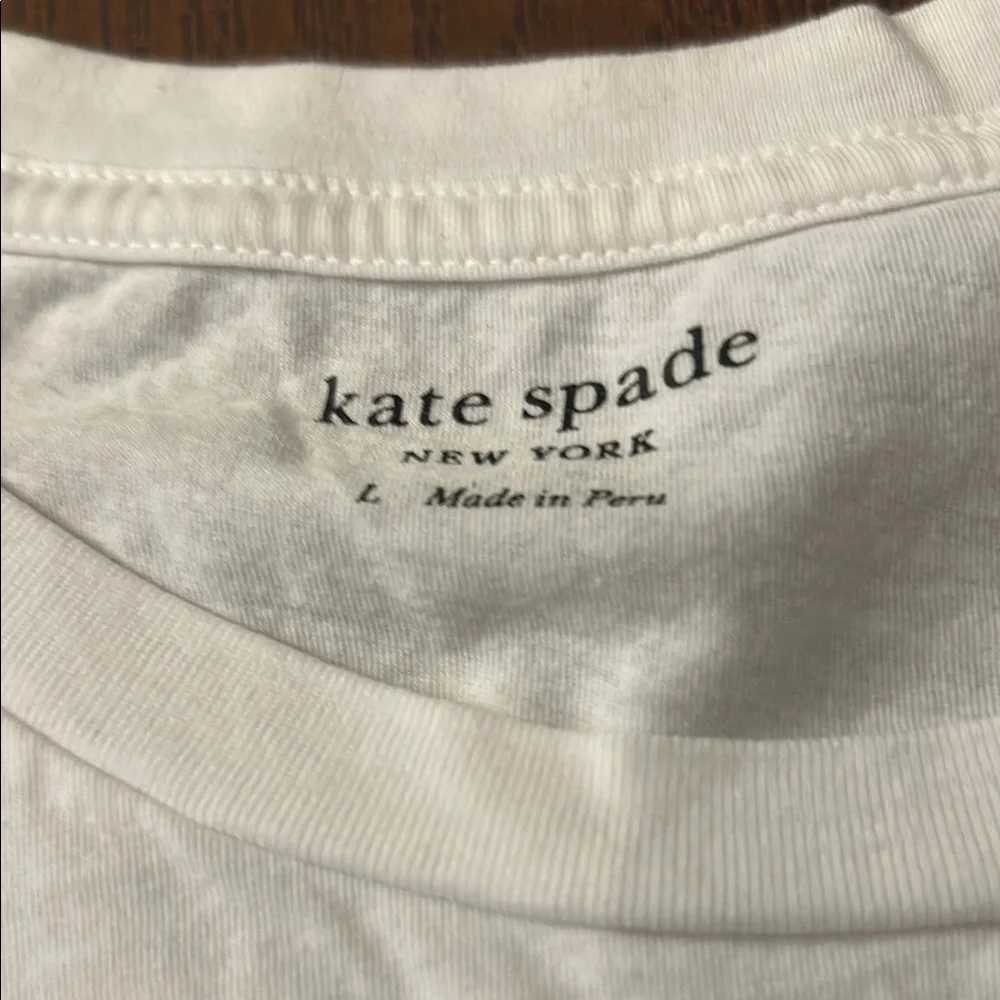 Kate Spade Watermelon Slice Graphic T-Shirt, Size L NWOT